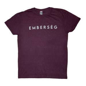 Emberség feliratos póló